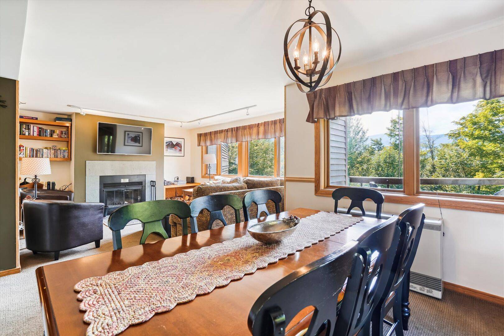 Dining Area with Open Living View