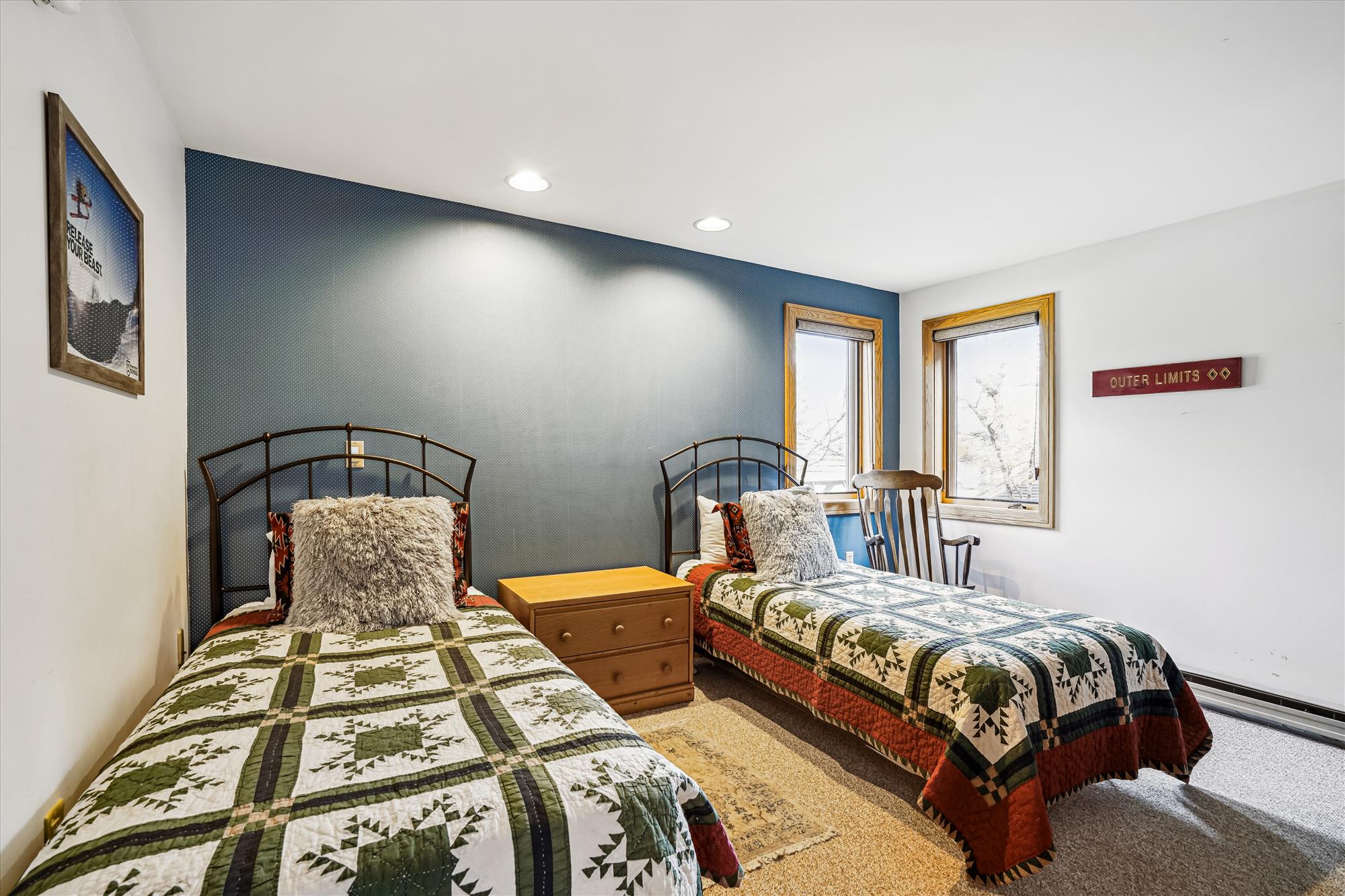 Bright Twin Bedroom