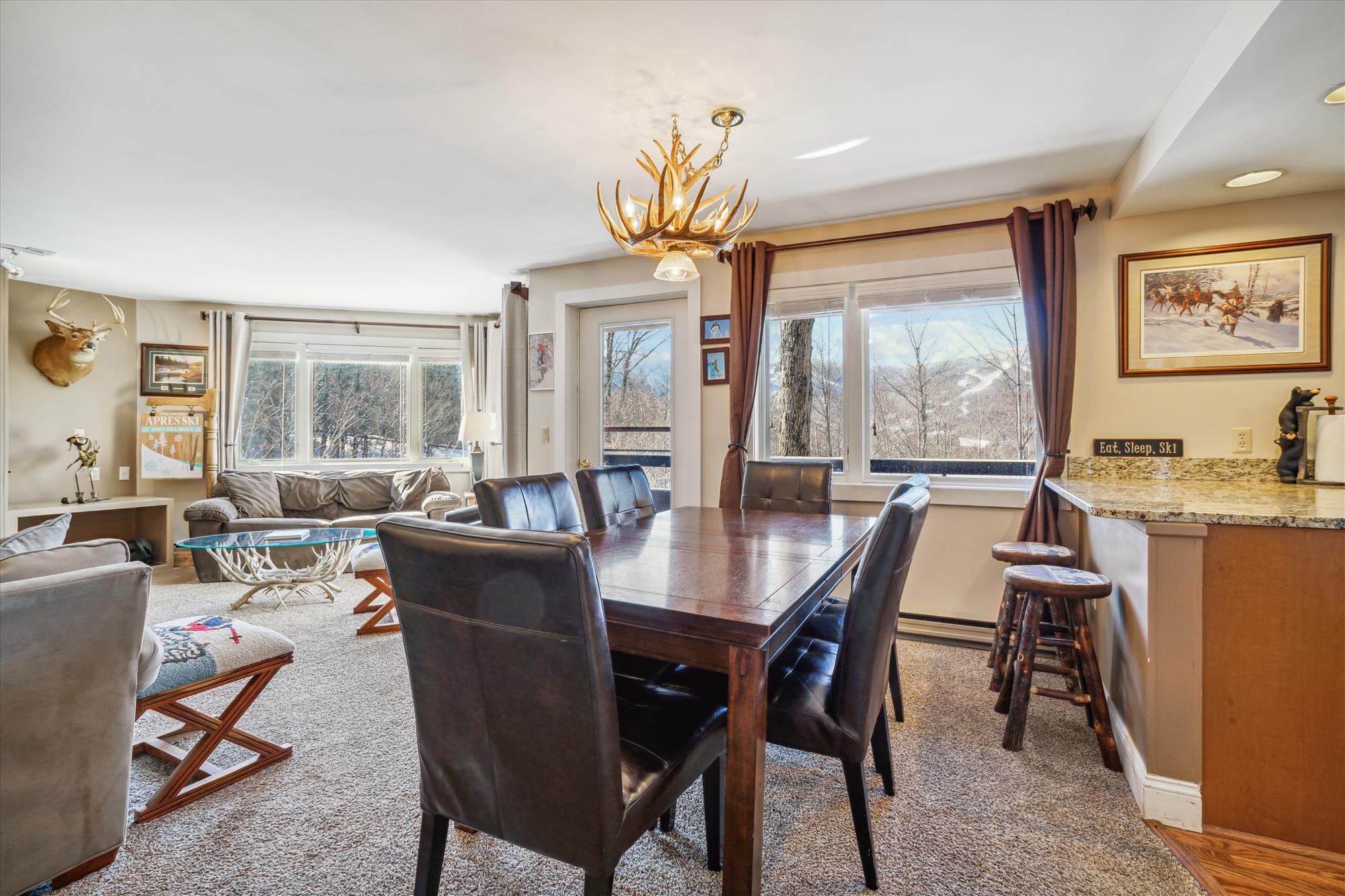 Open Kitchen and Dining with View Access