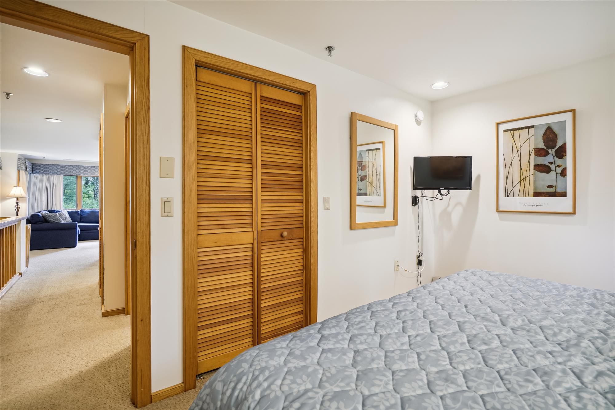 Guest Bedroom with Closet Storage