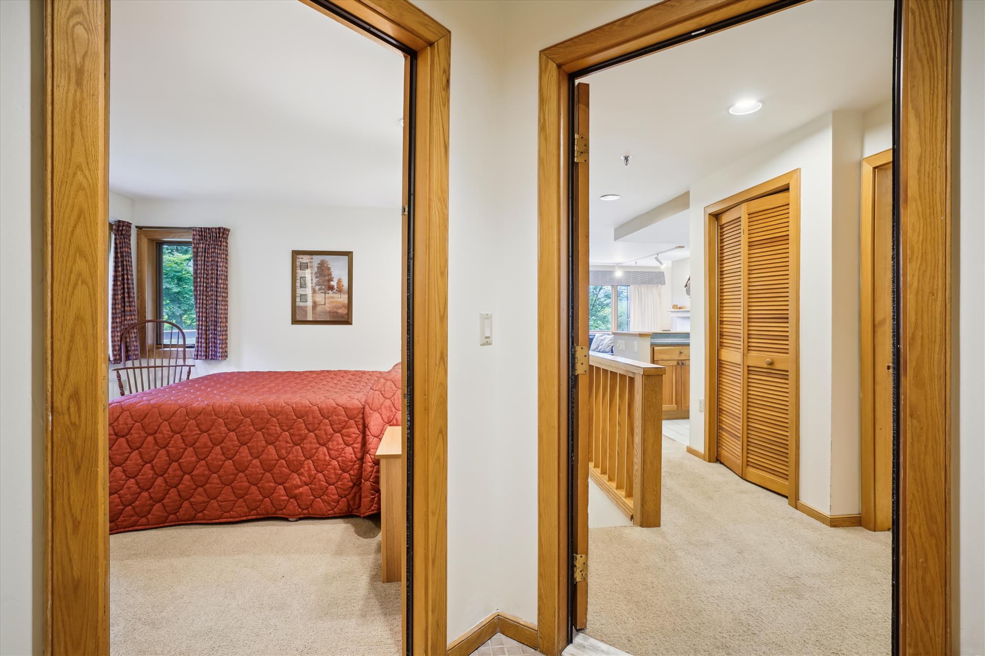 Easy Bedroom-to-Hallway Access