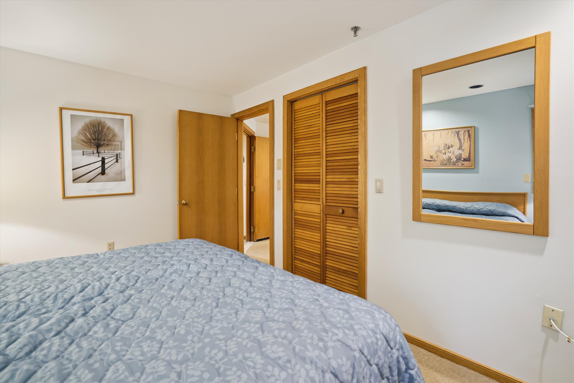 Guest Bedroom with Closet Storage