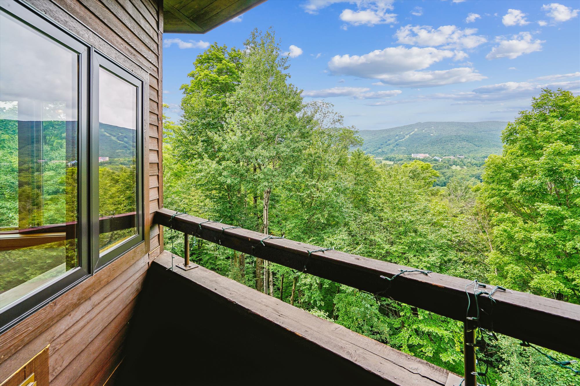 Private Balcony with Mountain Views