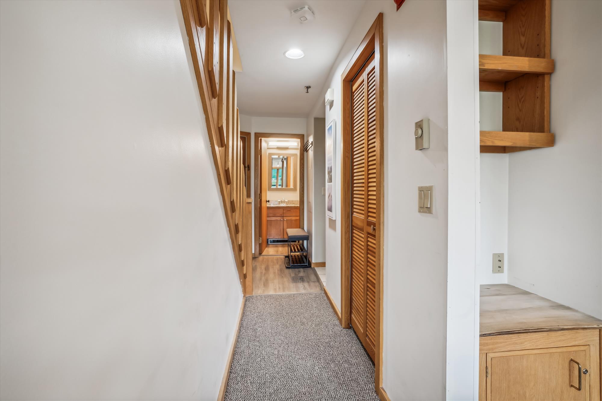 Spacious Hallway Leading to Living Area