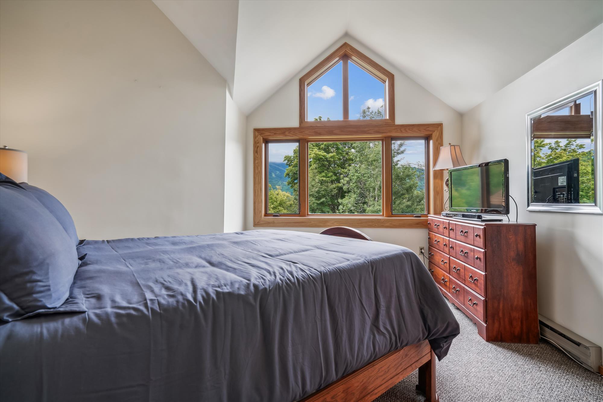 Bedroom with Mountain Views