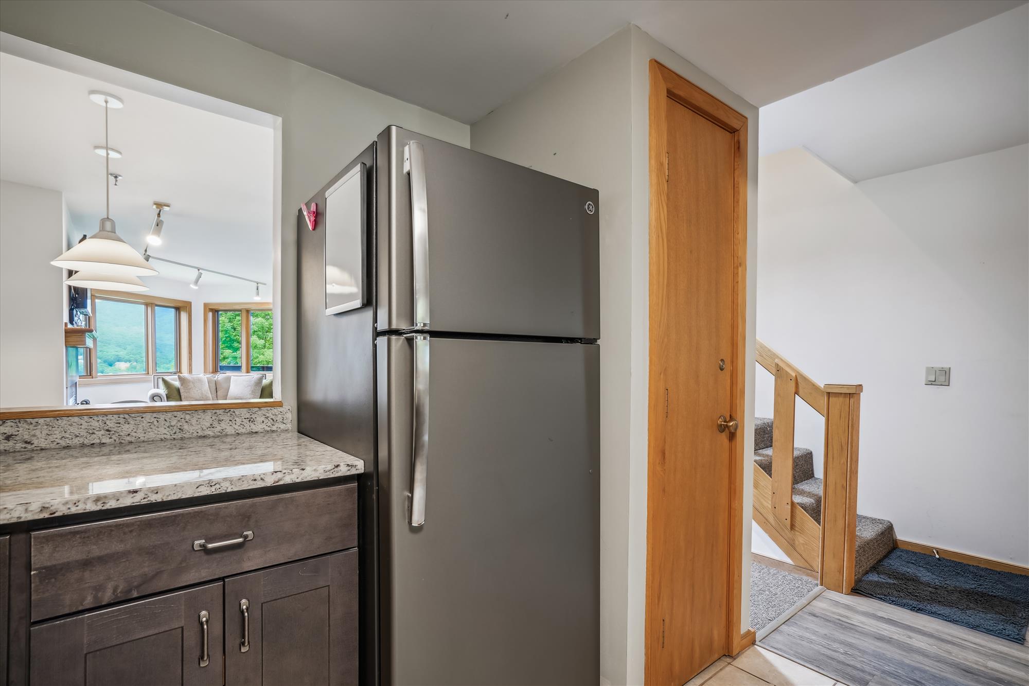 Efficient Kitchen Layout with Open Pass-Through