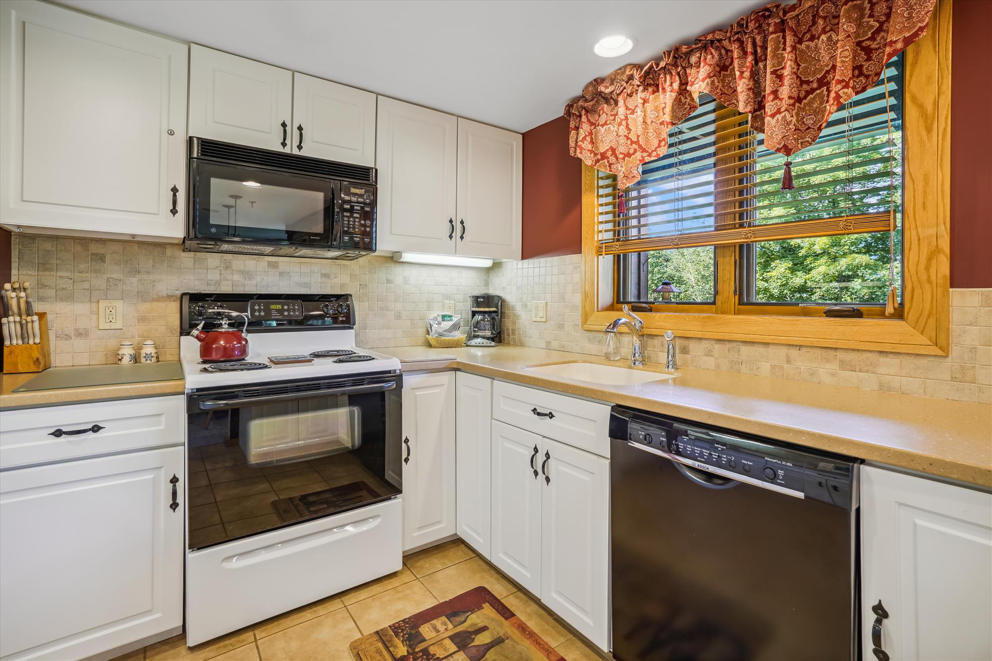 Bright Kitchen with Window Views