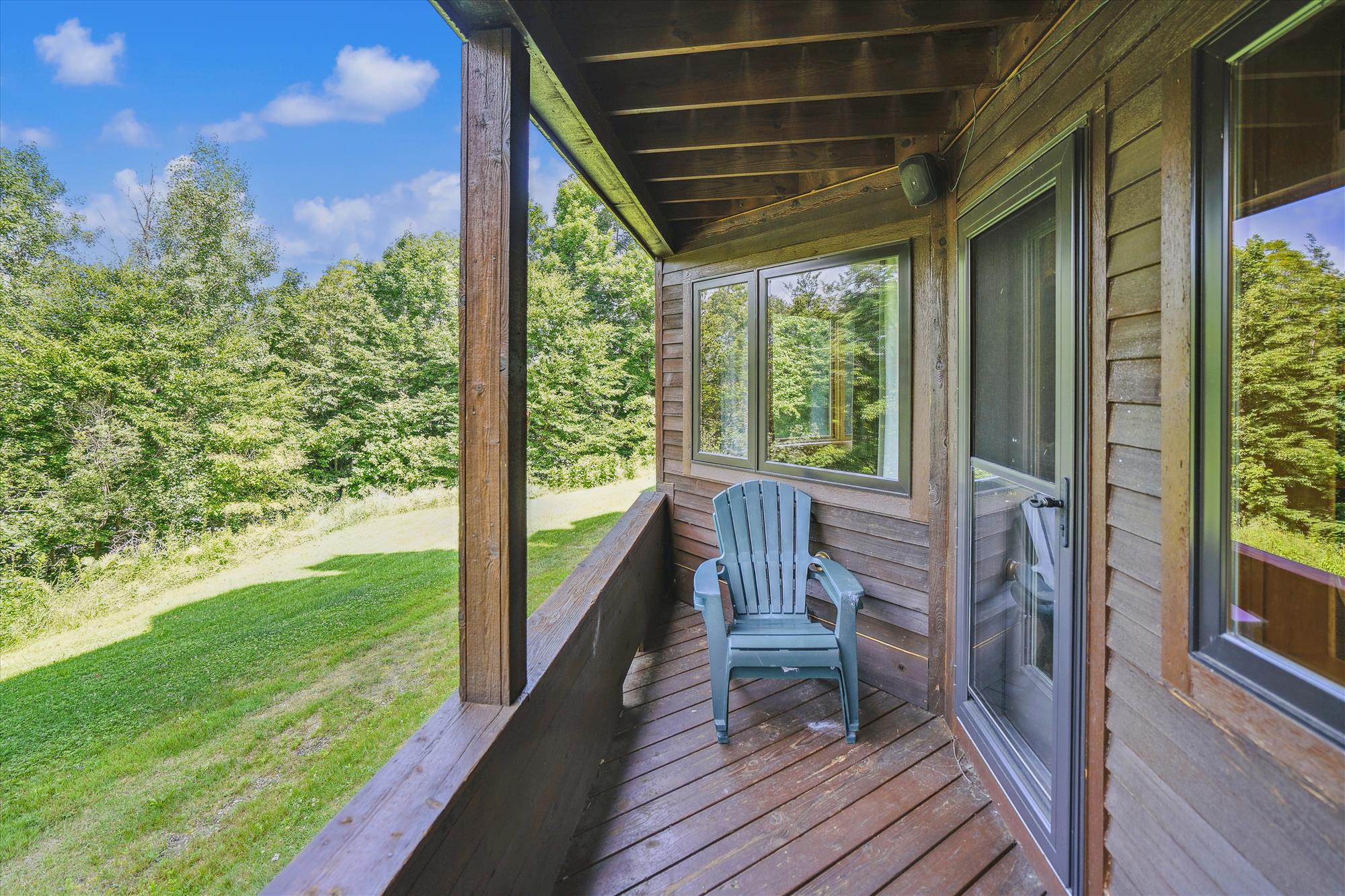 Private Covered Balcony