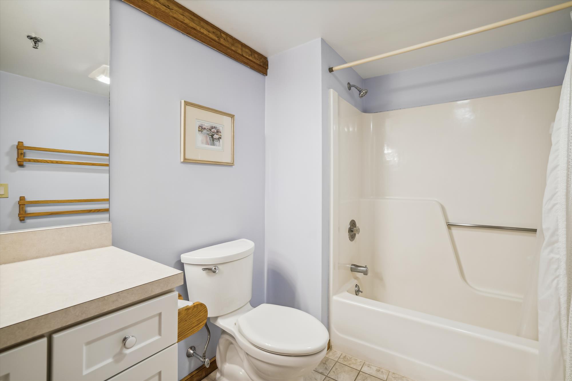 Updated Full Bathroom with Tub and Shower