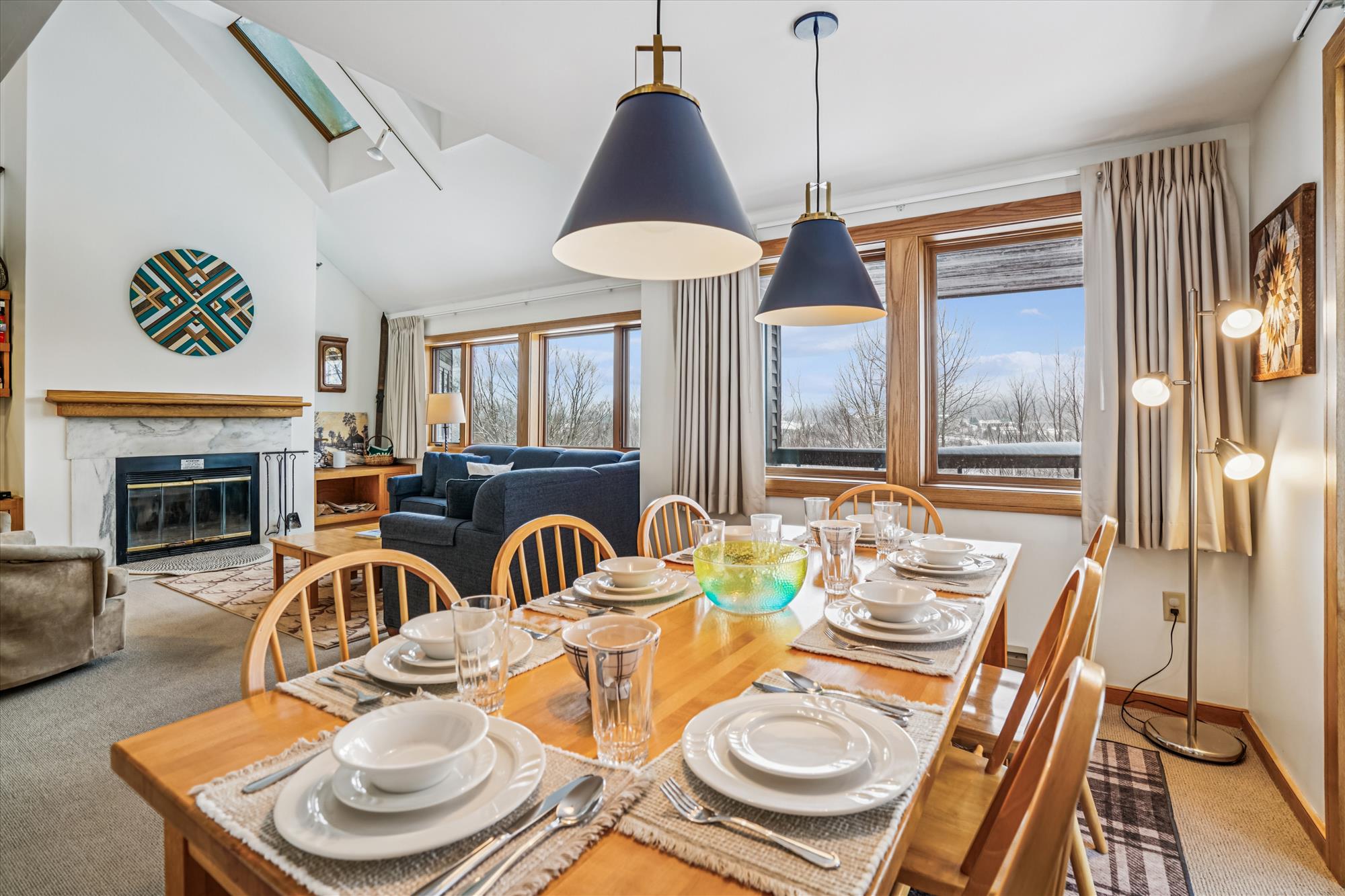 Open Dining Space Connected to Living Area