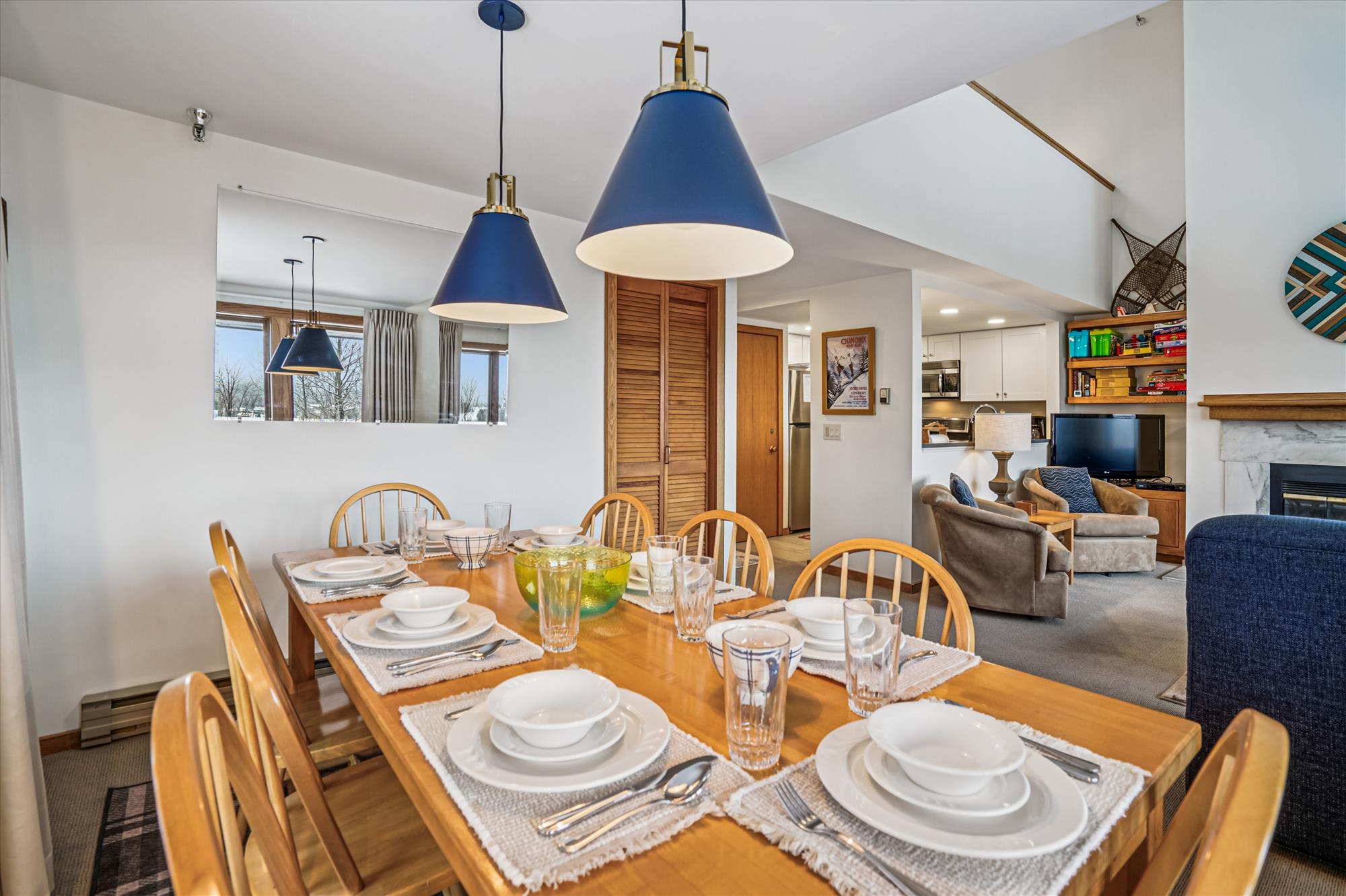 Open Dining Space Connected to Living Area