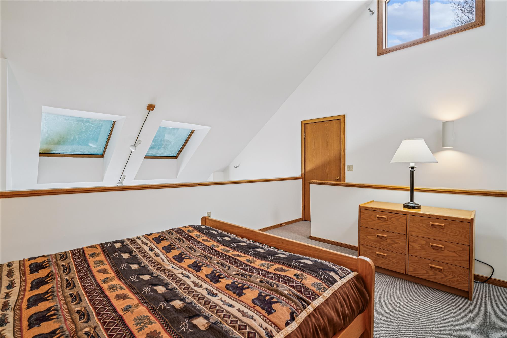 Loft Bedroom with Skylights