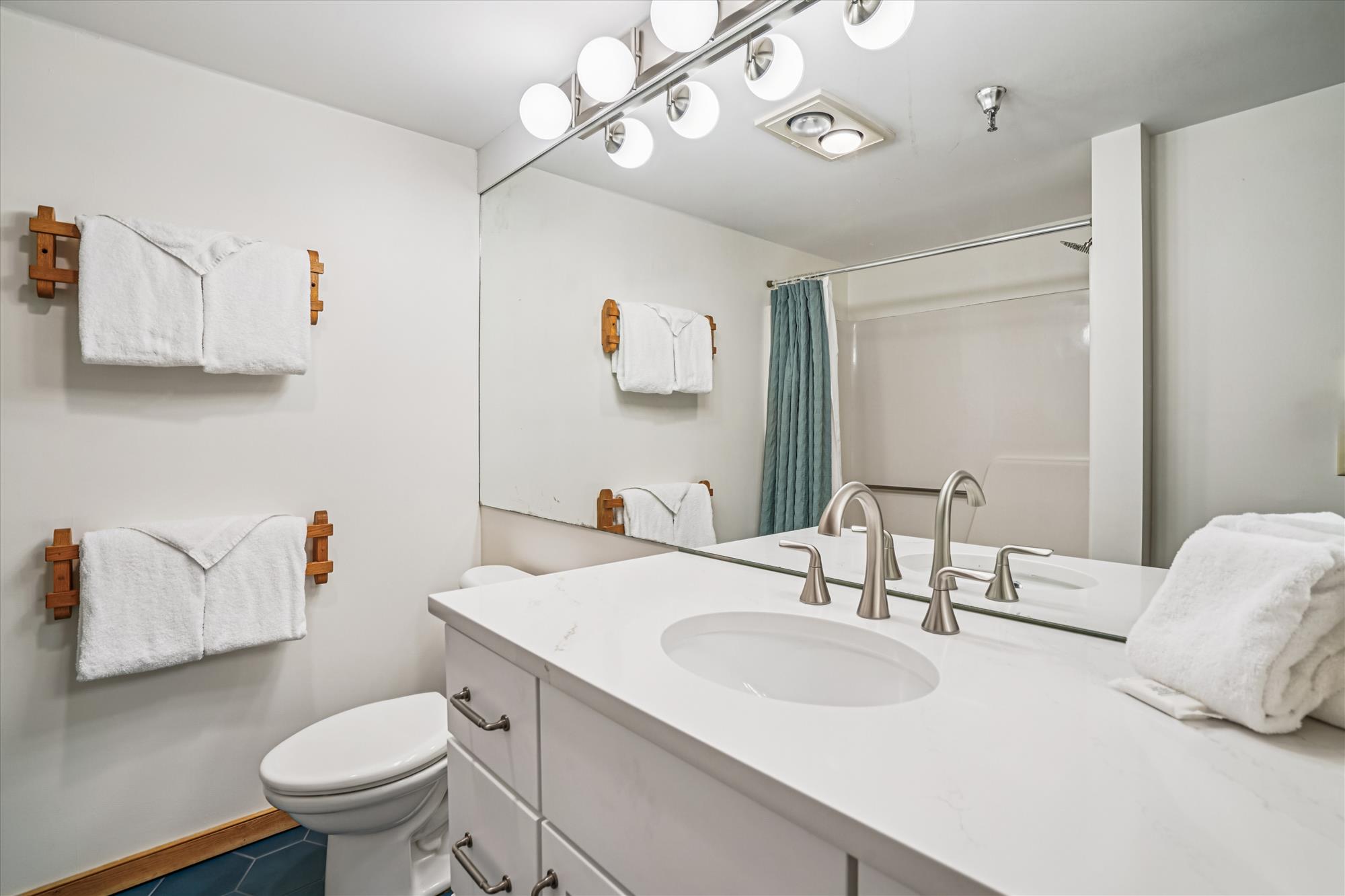 Updated Bathroom with Double Vanity