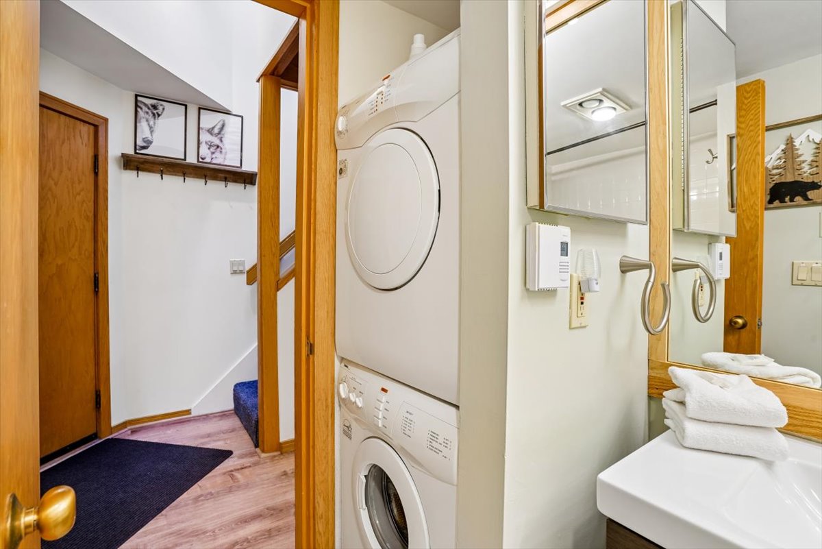 Laundry Convenience for Your Mountain Stay