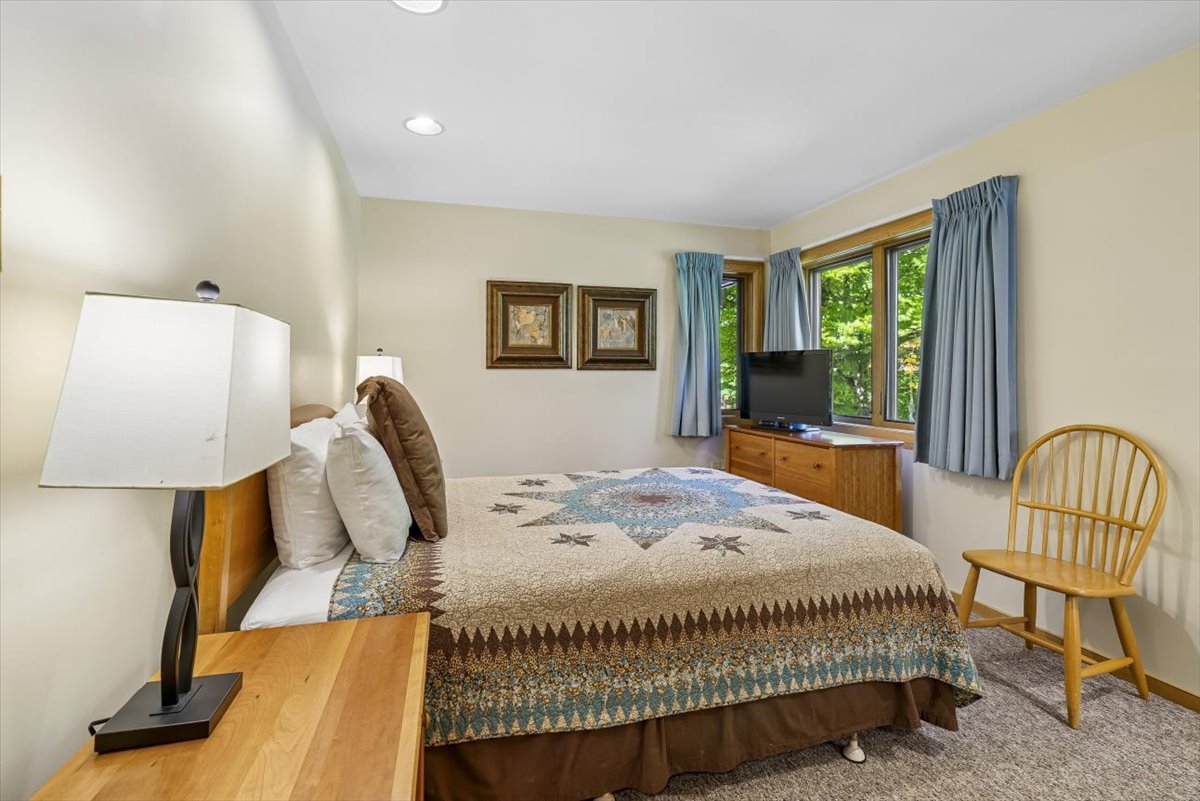 Queen Bedroom with TV