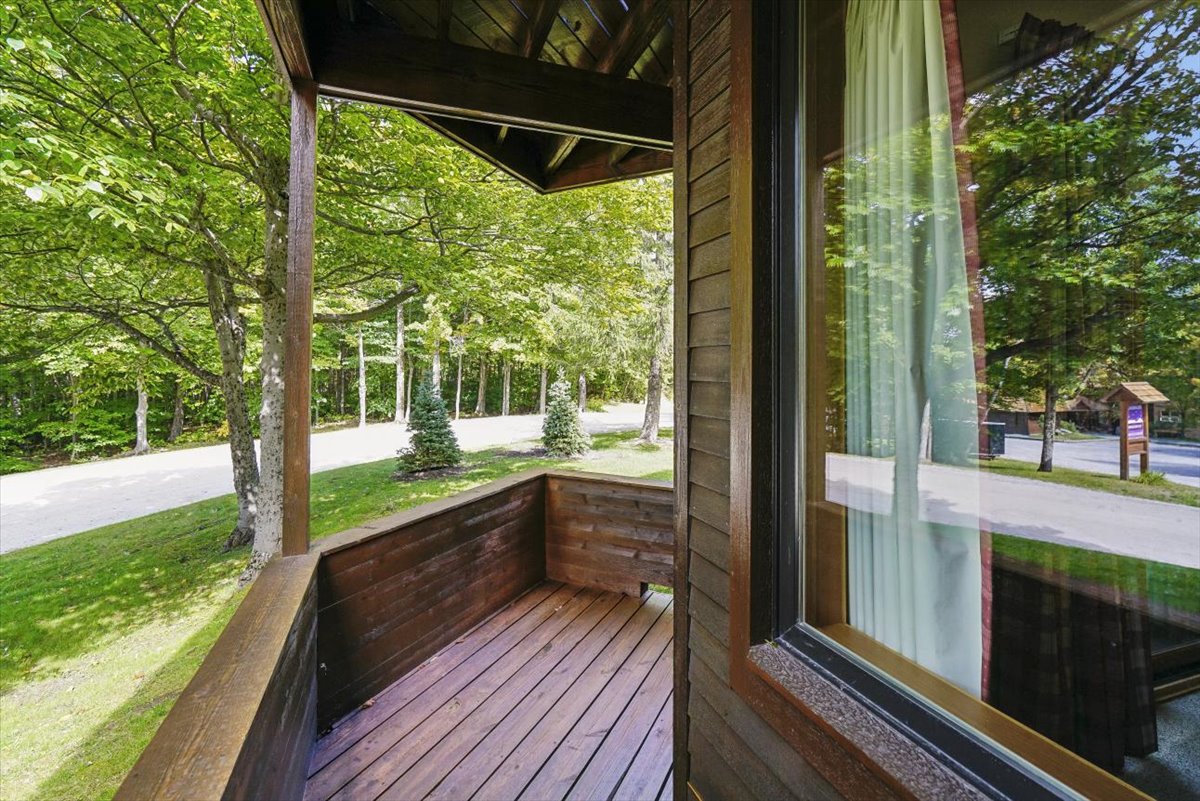 Private Covered Balcony
