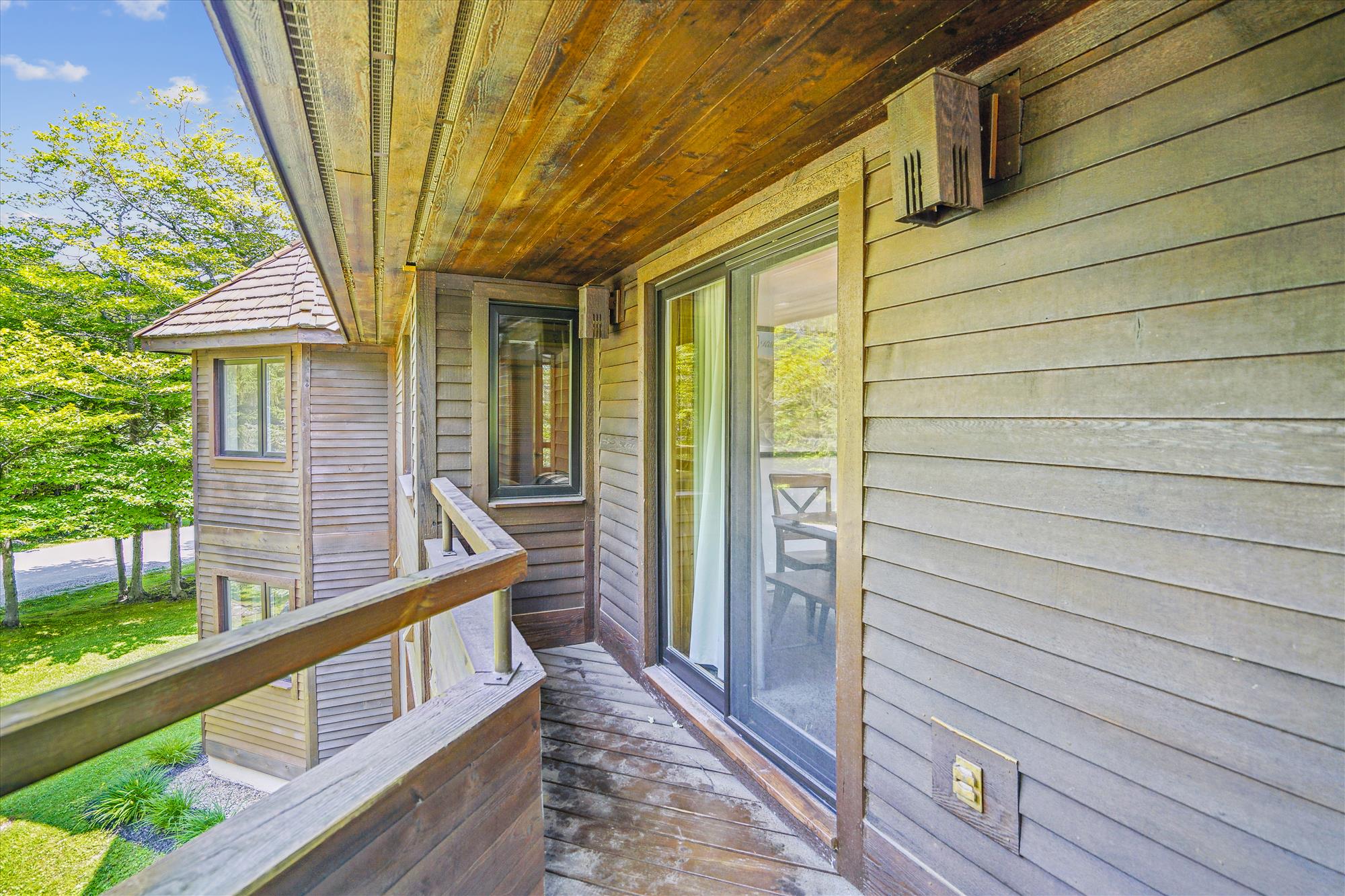 Private Covered Balcony