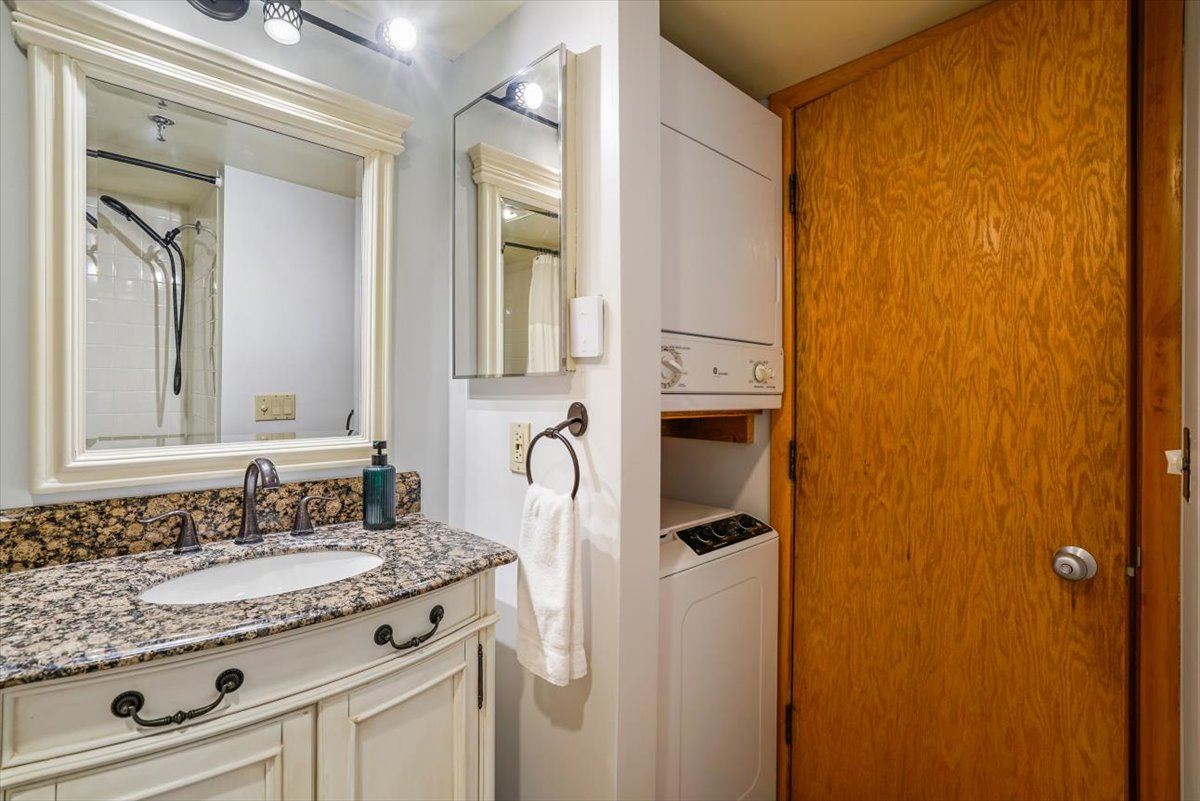 Bathroom with In-Unit Laundry