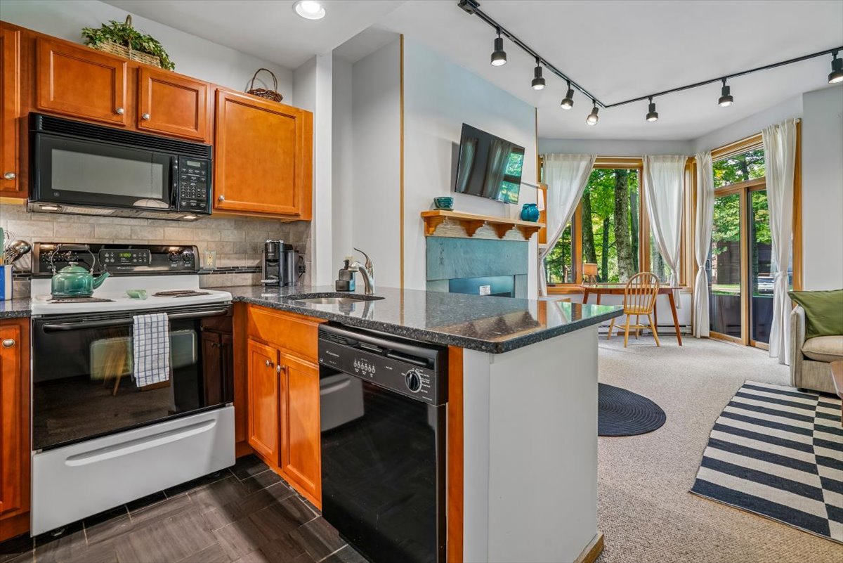Kitchen Open to the Living Area