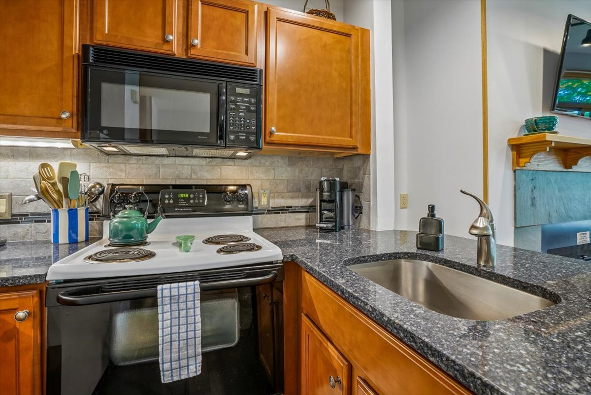 Kitchen with Granite Counters