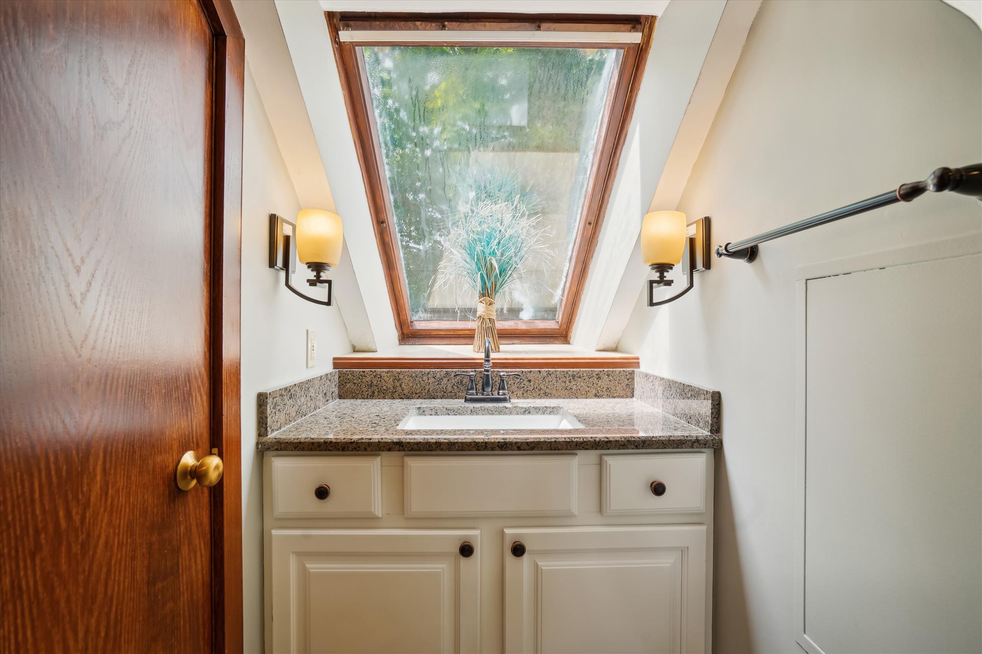 Bathroom with Skylight Window