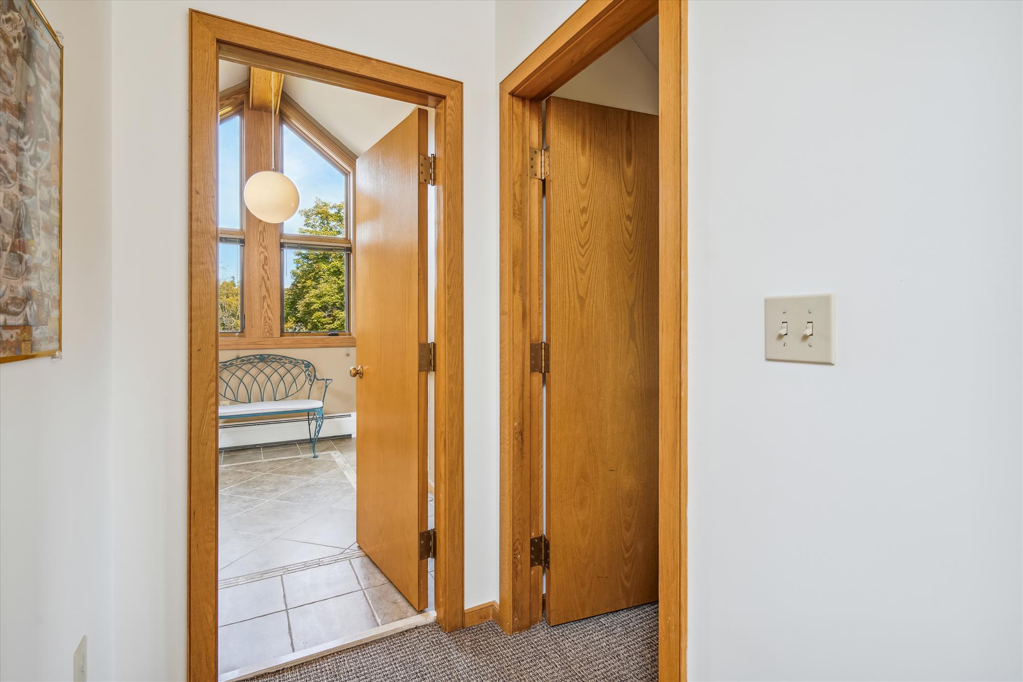 Bright Space Between Rooms