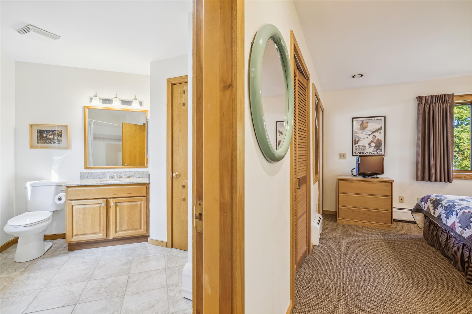Bedroom with Bath Close By