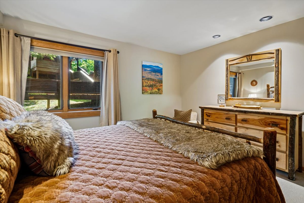 A Bedroom with Mountain Character