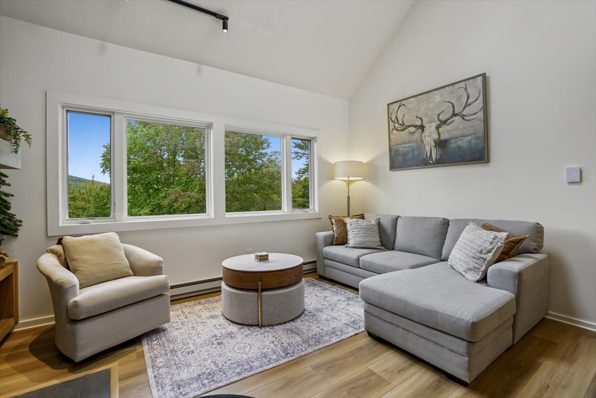 Bright Living Room with Sectional Seating