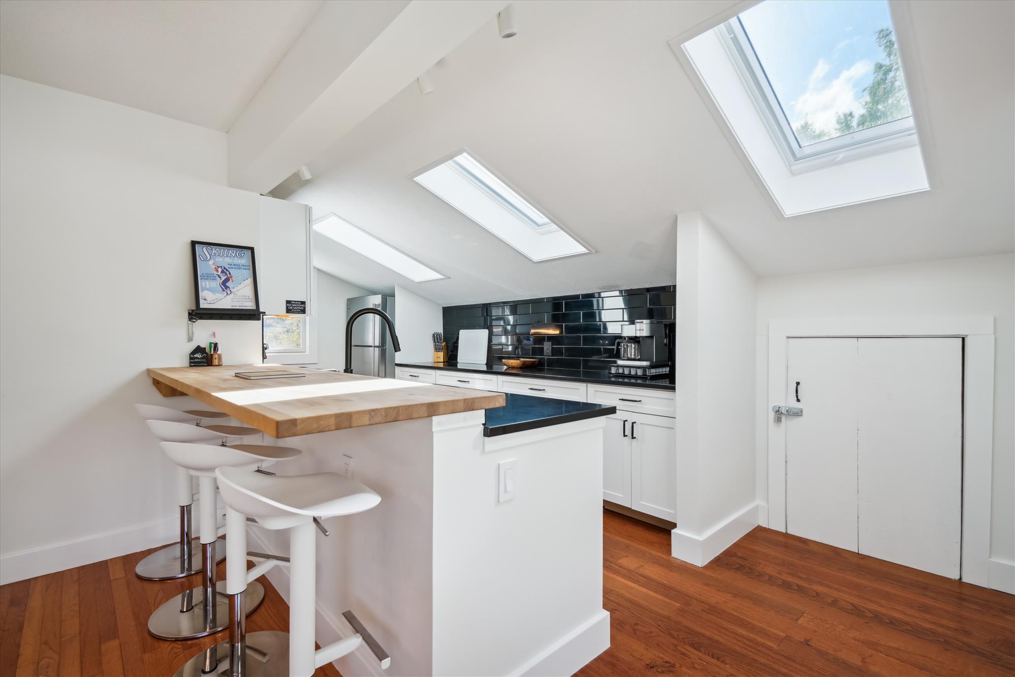 Morning Coffee Beneath the Skylights