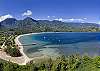 Hanalei Bay, just minutes away from the resort by car.