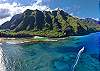 The beauty of the north shore is at your fingertips. Ke'e Beach shown here.