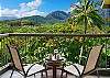 Second private lanai, this one located steps away from the king bed.