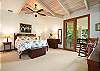 Primary suite equipped with King size bed