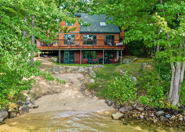 Beautifully Updated Winnipesaukee Lakefront Home Accommodates 12 - At ...