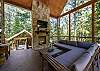  Secluded Outdoor Deck With Smart TV, Electric Fireplace And Bose Speakers