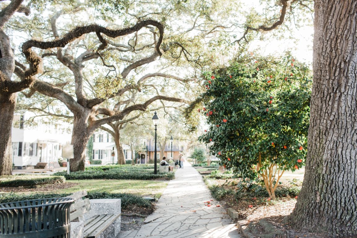 Rainbow Row at Washington Square Savannah Rentals Lucky Savannah