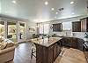 Cooking and visiting with family and friends in this large kitchen will give you plenty of space.
