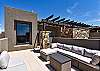 The upstairs patio area looking at patio cove area.