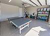 Double garage has ping pong table, games, pickleball equipment, and much more to enjoy your stay.