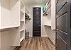 This Main closet provides a ton of space for all your luggage!