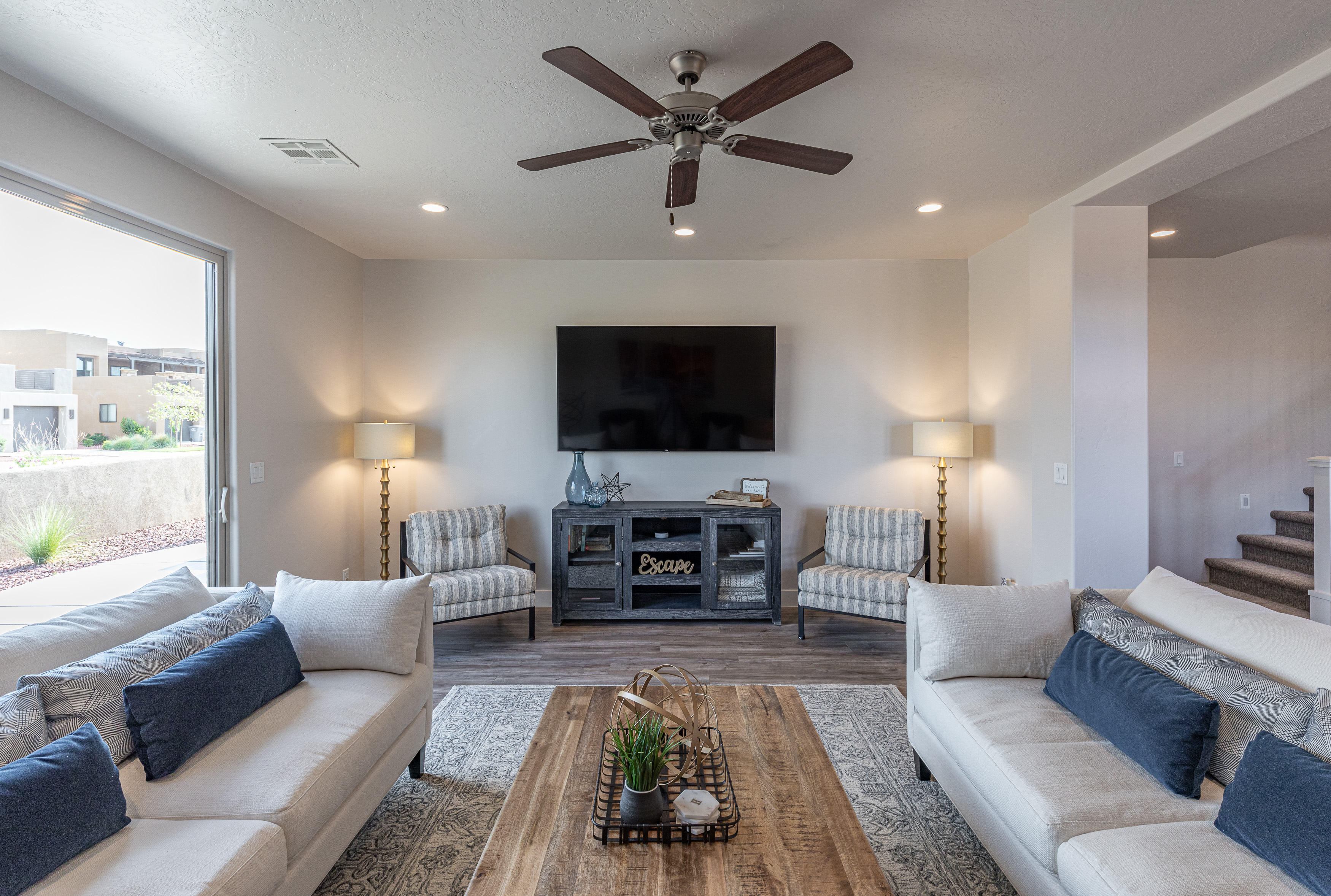 Watch your favorite show and relax in the Living Room after a long day of adventures.