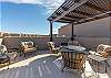 The Rooftop Deck is a spacious area to entertain guests while enjoying the beautiful surrounding landscapes of Snow Canyon State Park