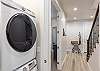 This home includes a washer and dryer to accommodate all your needs. 