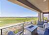 From the private back patio, enjoy views of the towering sandstone cliffs of Snow Canyon State Park.