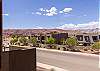 View of the Red Mountain from the private back patio. 