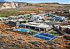 From this angle you can see the backyard and all the fun amenities available to you as well as the mountains and natural desert landscape. 