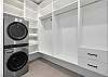 Enjoy the convenience of your own washer and dryer in the main bedroom closet.
