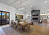 Share memories and stories while enjoying a family style meal around the Dining Table.