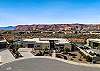 Desert Mirage has a beautiful view of the red mountains. 